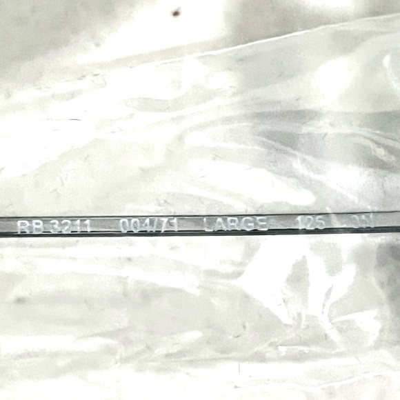 Ray-Ban 125mm Pilot Shield Oversized Sunglasses Gunmetal Gray Unisex - Picture 6 of 10